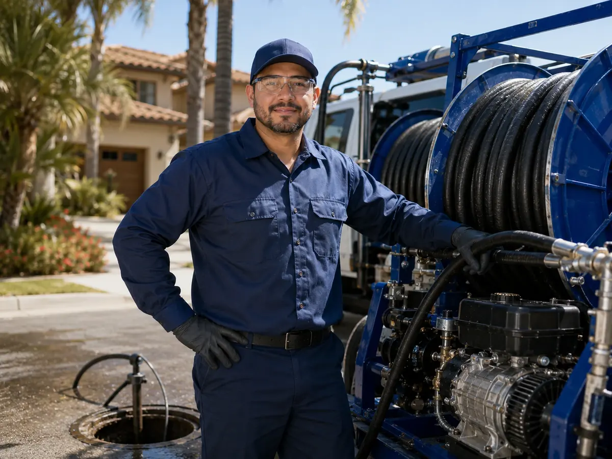 Hydro jet sewer cleaning in Pleasant Hill