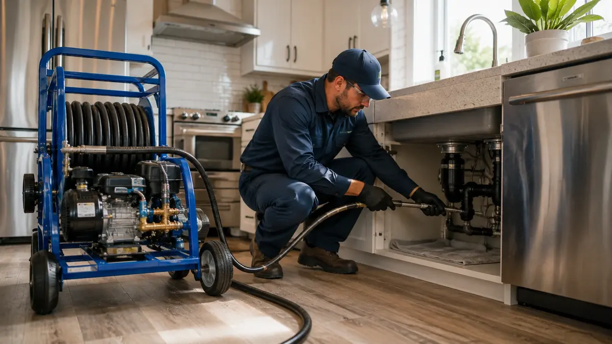 Kitchen Drain Hydro Jetting in Pleasant Hill