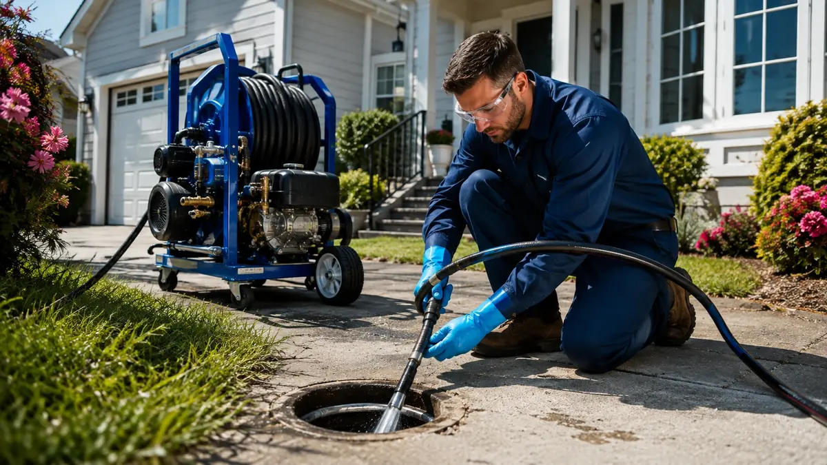 Residential Hydro Jet Drain Cleaning in Pleasant Hill